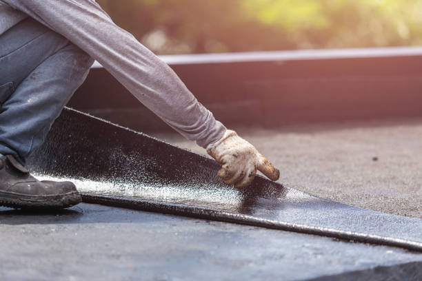 Professional Basement Waterproofing technician working in Pomeroy, OH